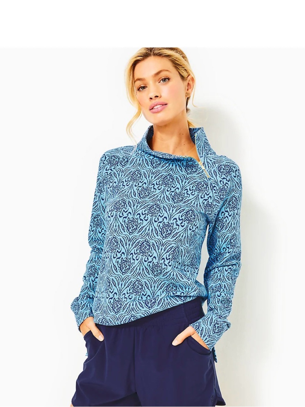 Lilly Pulitzer Playa Bonita Cotton Pullover M